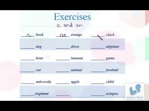 Basic English grammar usage of articles - Session 5