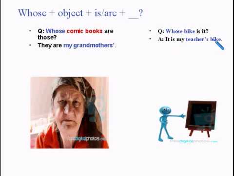 Learning Basic English Lesson 6: Who/Whom