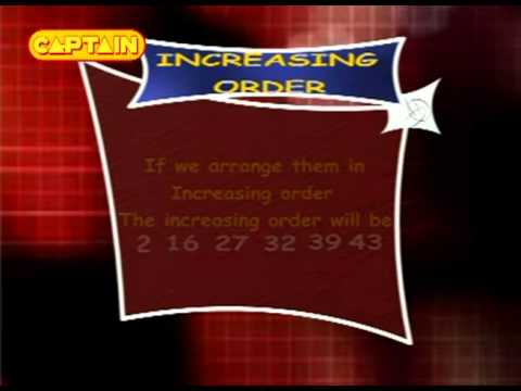 Learn The Increasing Order of Numbers