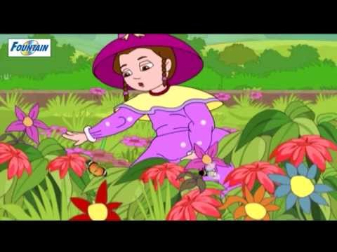 Mary Mary Quite Countrary -  Nursery Rhyme With Full Lyrics ( Rhyme4Kids )