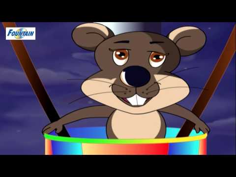 Mouse On The Moon -  Nursery Rhyme With Full Lyrics ( Rhyme4Kids )