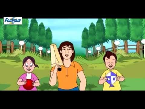 Out In The Garden - Nursery Rhyme With Full Lyrics ( Rhyme4Kids )