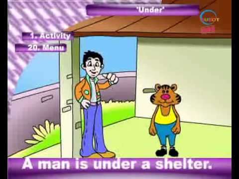 Use of  Under    Learn English For Kids