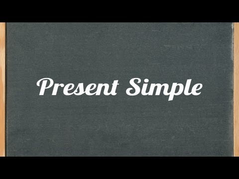 English Grammar Lesson, Present Simple Tense Video Lesson Tutorial