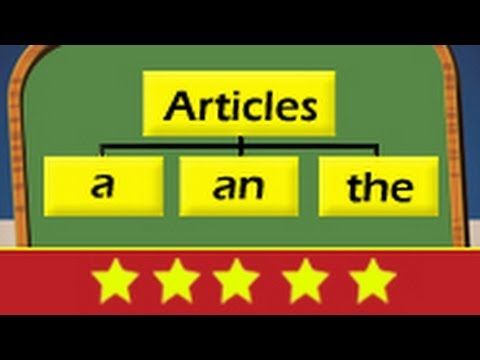 English Grammar: Proper uses of Articles  A, An, The