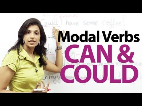 Modal verbs - Can and Could - English Grammar lesson
