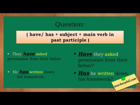 Present Perfect in English Grammar