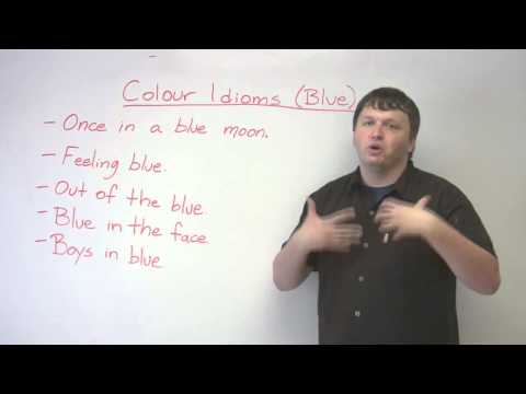 Idioms in English + 'Blue'