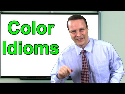 Learning English TV Lesson 11 - Color Idioms with Steve Ford