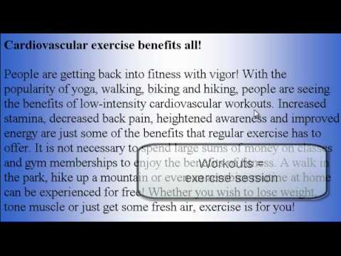 Learn American Accent English Lesson #47 Cardiovascular Exercise!