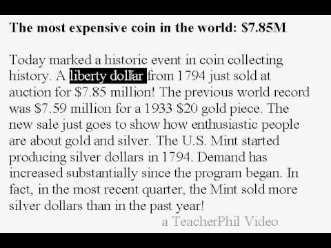 Learn American Accent English Lesson #50 Record Coin!