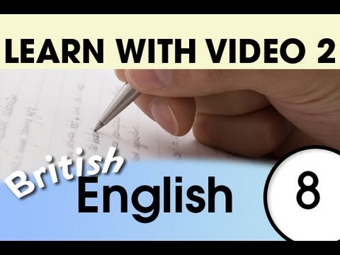 Learn British English with Video - British English Expressions and Words for the Classroom 1