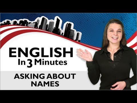 Learn English - English in Three Minutes - Asking 'Where do you live?'