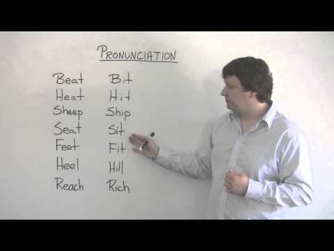 English Pronunciation - I & EE