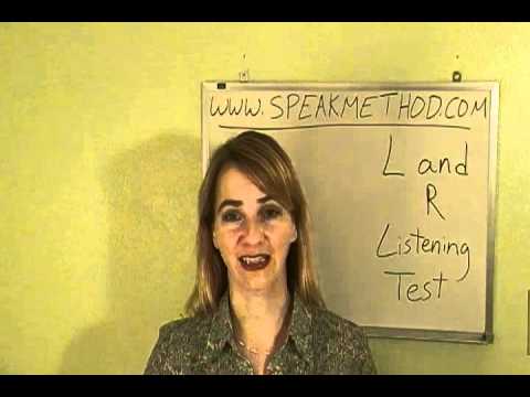 English Pronunciation: L and R Listening Test 3