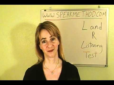 English Pronunciation: L and R Listening Test