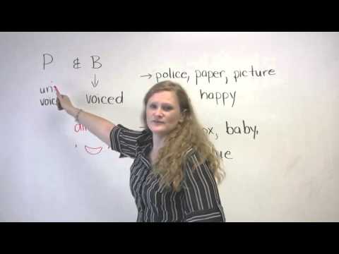 English Pronunciation - P & B