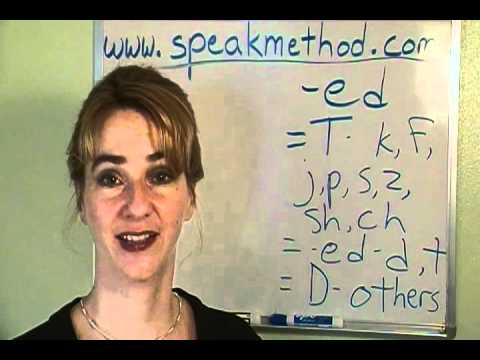English Pronunciation: the 3 Sounds of -ed