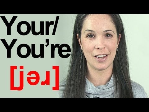 How to Pronounce the Word YOUR in a Sentence - American English Pronunciation