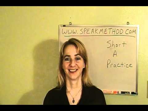 Pronunciation of A: Practice with the A as in Cat