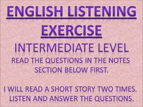 English Listening Exercise, Intermediate, School Children, by Damien Zellers