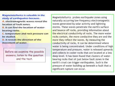 IELTS Reading Series Two: 25 - Earthquakes