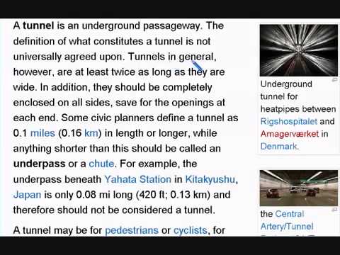 Learn English Reading Lesson 18 Tunnel