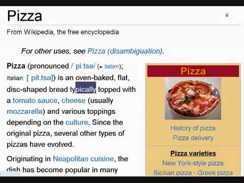 Learn English Reading Lesson 22 Pizza
