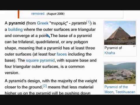 Learn English Reading Lesson 25 Pyramid
