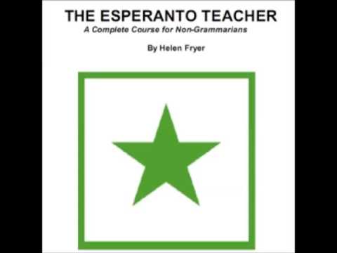 The Esperanto Teacher:  Lessons 1-5 Words, The use of final n.