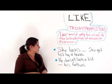 English Vocabulary: Using The Word 'Like'