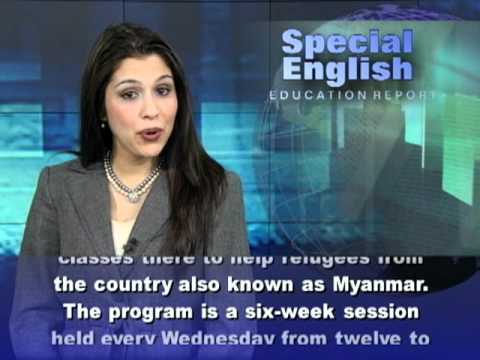 A Community Helps Burmese Refugees Learn English
