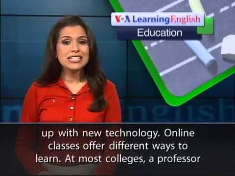 VOA Learning English on 02-July-2013,More Options for Learning Online