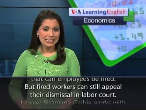 VOA Learning English on 07 June 2013,South Africa's Labor Laws Slow Growth