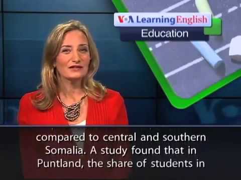 VOA Learning English,Educational Gains Mixed for Girls and Boys in Puntland and Somaliland