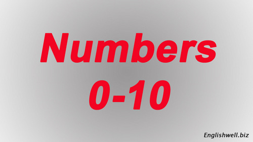 Learn Numbers from 0 to 10
