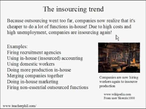 Business and Finance Lesson 24: Outsourcing vs Insourcing (Learn English)