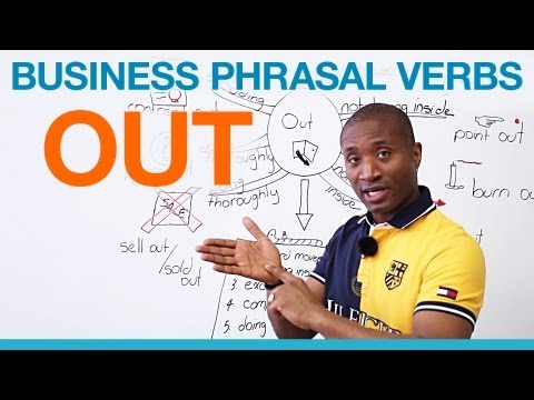'OUT' Phrasal Verbs - Business English