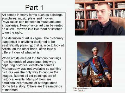 Advanced Listening English Practice 15: What is art?