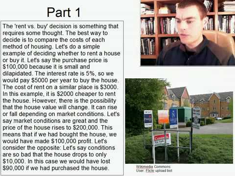 Advanced Listening English Practice 4: Real Estate Renting vs Buying