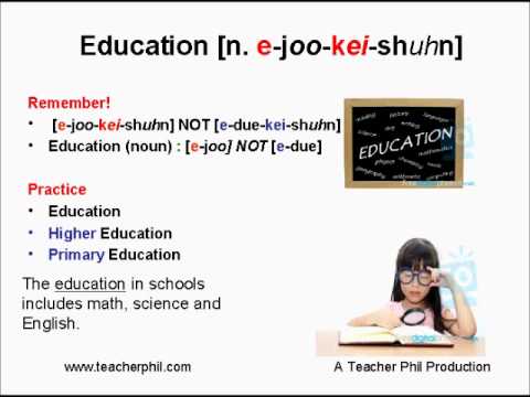 Learning Basic English Lesson 17: Education, Register, Leisure, Procedure