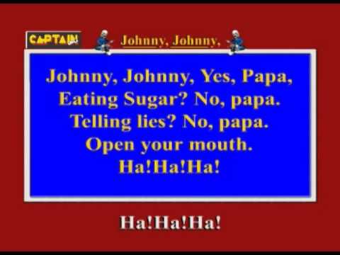 Johny Johny Yes Papa Poem