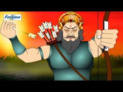 Mahabharat Abhimanyu Caught In Chakravyuha - English