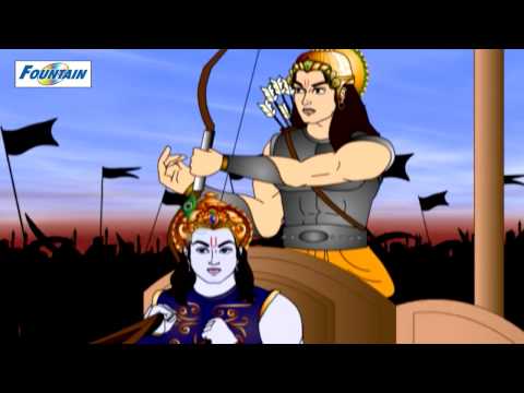 MAHABHARAT Battle of Kara & Arjuna - English