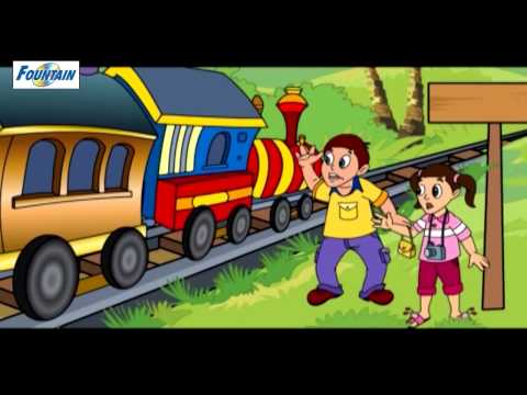 Puff a Train - Nursery Rhyme With Full Lyrics ( Rhyme4Kids )