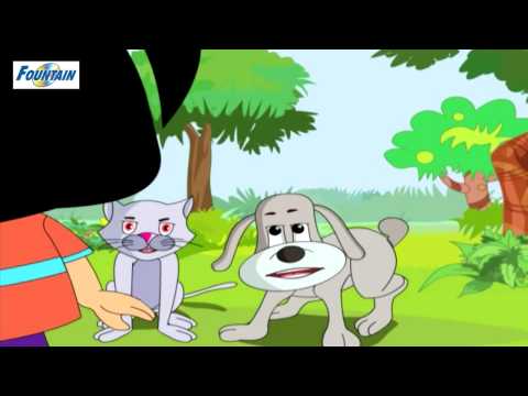 Pussy Cat Puppy Dog -  Nursery Rhyme With Full Lyrics ( Rhyme4Kids )