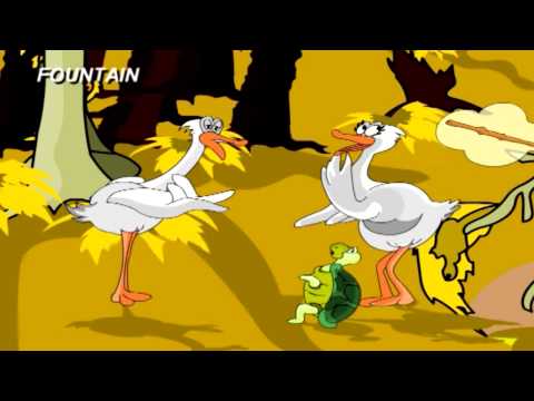 Tele Toons - The Tortoise And The Swans - English Stories For Kids