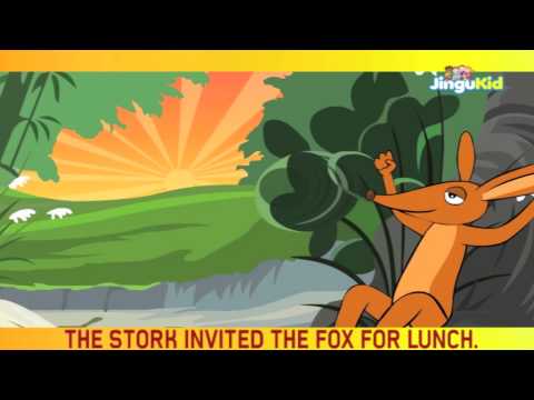 The Fox And The Stork - Animated Videos of Aesop's Fables