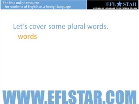 Learn English - Singular, Plural, and Non-Count