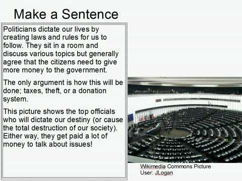 Make A Sentence Double Trouble 11: Politicians